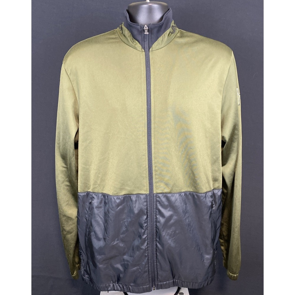 Under Armour Jacket Diddy Bop Warm Up Olive Green Black 1260272 Mens Size Large